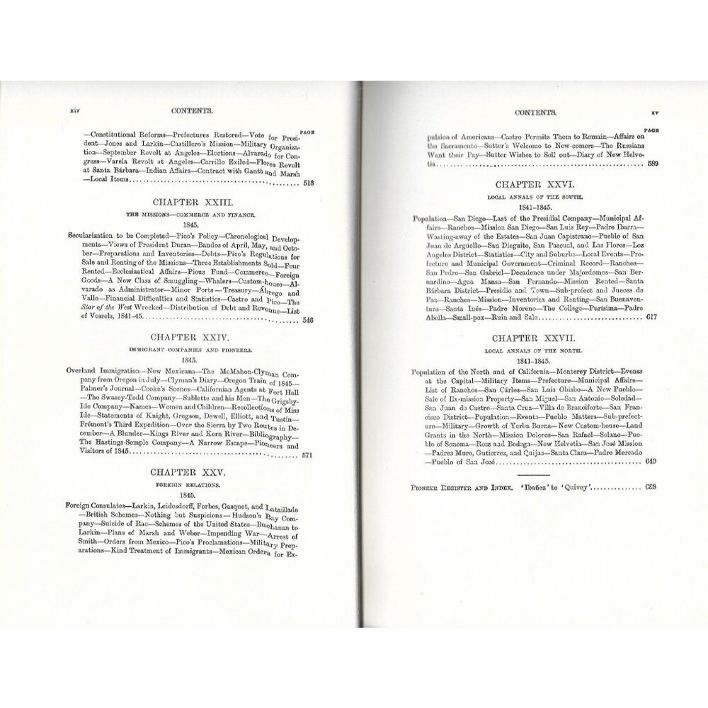 History of California, Volume IV, 1840–1845 by Hubert Howe Bancroft Volume XXI - Picture 10 of 11